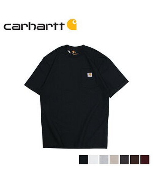 【新品】Carhartt カーハート　半袖Tシャツ ポケット　グレー　xs