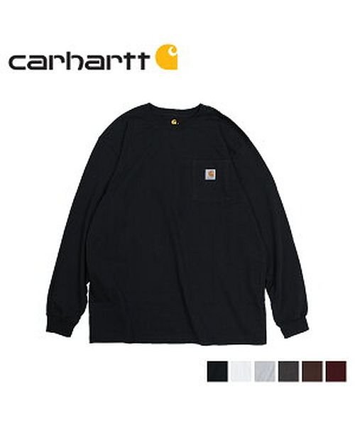 Carhartt(カーハート)/カーハート carhartt Tシャツ メンズ 長袖 ロンT WORKER POCKET LS T－SHIRTS K126/ブラック