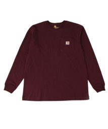 Carhartt(カーハート)/カーハート carhartt Tシャツ メンズ 長袖 ロンT WORKER POCKET LS T－SHIRTS K126/バーガンディ