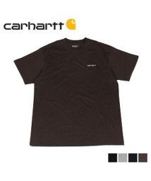Carhartt(カーハート)/カーハート carhartt WIP Tシャツ メンズ 半袖 無地 SS SCRIPT EMBROIDERY T－SHIRT ブラック グレー ダーク ネイビー/ブラック