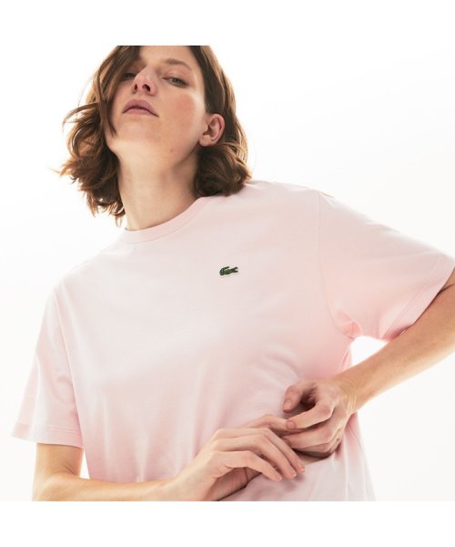 LACOSTE(ラコステ)/クラシックフィット  プレミアムコットンTシャツ/ピンク