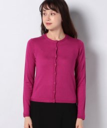 BENETTON (women)(ベネトン（レディース）)/クルーネックカーディガン/パープル