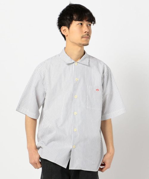 GLOSTER(GLOSTER)/【DANTON/ダントン】コットンポプリン ワイドシャツ #JD－3609/ホワイト系4