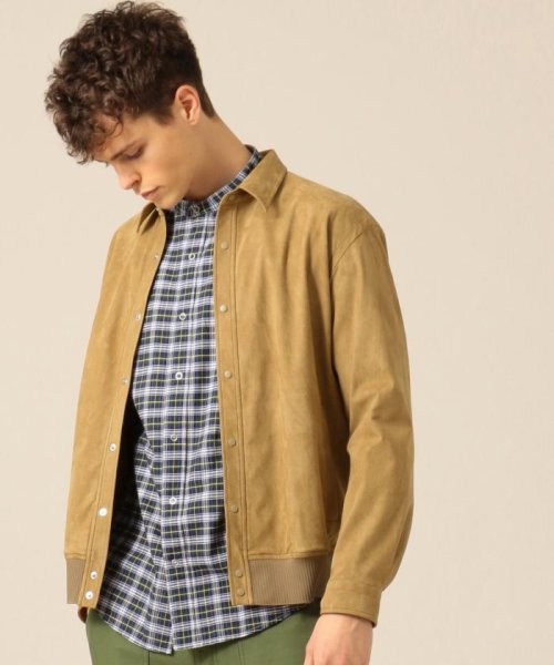 ヘムリブ フェイクスエード シャツブルゾン J プレス メンズ J Press Mens Magaseek