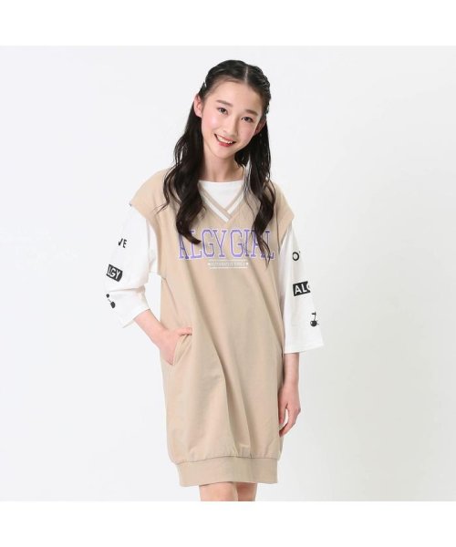 セール ベストドッキングワンピ アルジー Algy Magaseek