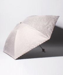 LANVIN Collection(umbrella)(ランバンコレクション（傘）)/LANVIN COLLECTION 晴雨兼用折りたたみ傘 ”刺繍 ジャガードレース”/ピンク