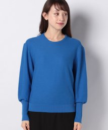 BENETTON (women)(ベネトン（レディース）)/コットンモダールラウンドネックニット・セーター/ブルー