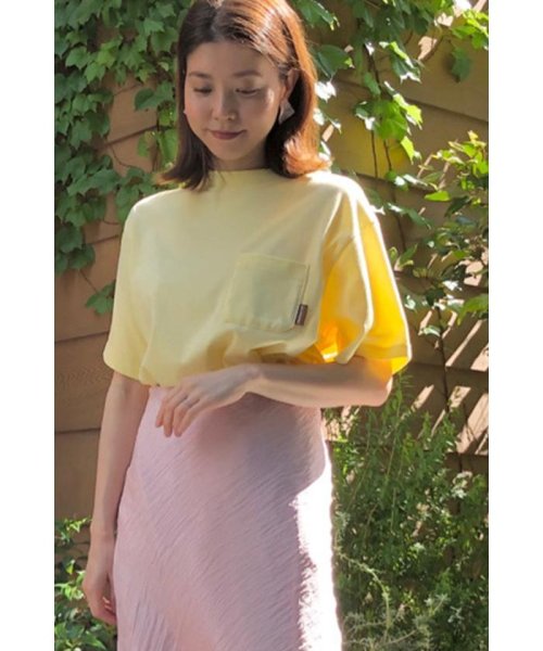 JILL STUART(ジル スチュアート)/ポケットTシャツ/YELLOW