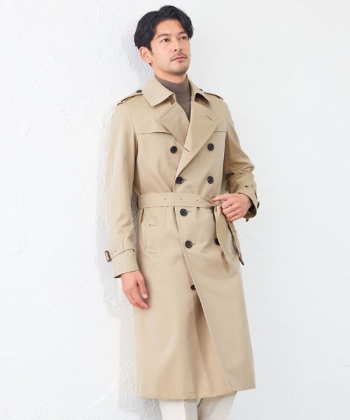 100年コート ダブルトレンチロングコート メンズファッション 阪急百貨店公式通販 阪急 Men S Online Store