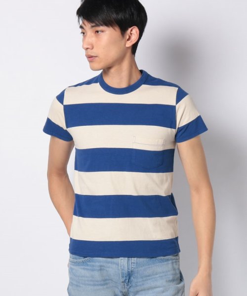 LEVI’S OUTLET(リーバイスアウトレット)/1960'S CASUALS STRIPE BLUE WHITE MULTI S/マルチ
