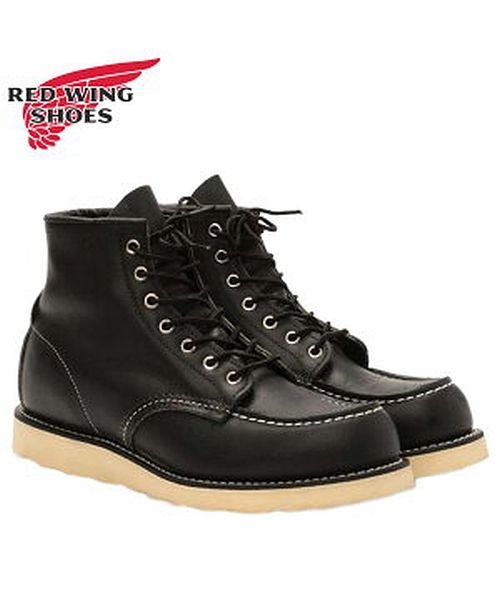 REDWINGSHOES(レッドウィング)/レッドウィング RED WING 6インチ クラシック モック トゥ ブーツ メンズ 6INCH CLASSIC MOC TOE Dワイズ ブラック 黒 907/その他