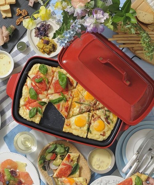 Bruno ブルーノ ホットプレートグランデサイズ Boe026 Rd 212キッチンストア ２１２ｋｉｔｃｈｅｎ ｓｔｏｒｅ Magaseek