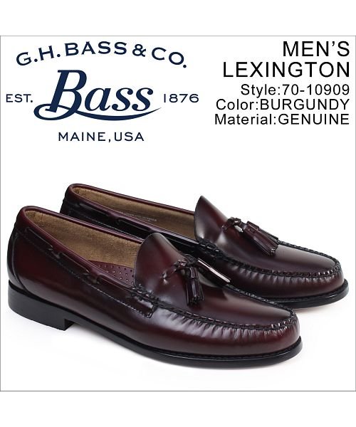 ジーエイチバス G H Bass G H Bass ジーエイチバス ローファー メンズ タッセル Lexington Tassel Weejuns バーガンディ 70 Magaseek