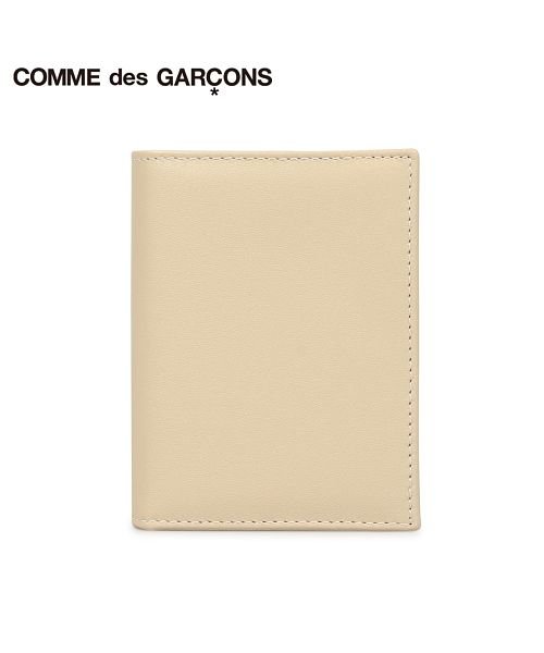 コムデギャルソン Comme Des Garcons 財布 二つ折り メンズ レディース 本革 Classic Wallet オフ ホワイト Sa0641 コムデギャルソン Commedesgarcons Magaseek