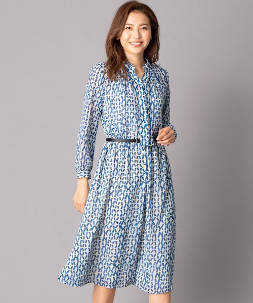 セール 幾何学ワンピ ス レリアン Leilian Magaseek