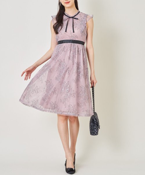 りぼん付きプチフリルネックフラワーレースワンピース トッコクローゼット Tocco Closet Magaseek りぼん付きプチフリルネックフラワーレースワンピース トッコクローゼット Tocco Closet Magaseek