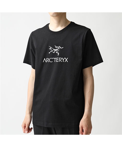 【ARCTERYX(アークテリクス)】24013 Arc Word T Shirt SS クルーネック 半袖 Tシャツ プリント カットソー  BLACK メンズ