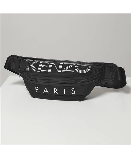 【KENZO(ケンゾー)】5SF212 F24 BUMBAG ロゴ ボディバッグ ウエストポーチ ベルトバッグ 99/Nero 鞄 メンズ
