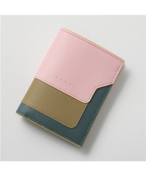セール Marni マルニ Pfmoq14u13 Lv5 Z272y レザー 二つ折り財布 ミニ財布 スモール 豆財布 レディース マルニ Marni Magaseek