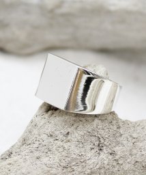 MAISON mou(メゾンムー)/【YArKA/ヤーカ】rectangle plain ring[reck]/プレーン四角リング[レック]/シルバー