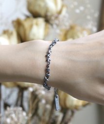MAISON mou(メゾンムー)/【YArKA/ヤーカ】silver925 star jewelry collecttion star chain bracelet [chast1]/スタージュ/ブラック
