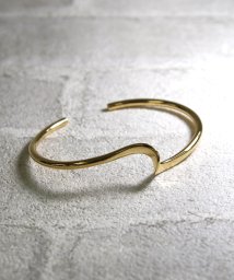 MAISON mou(メゾンムー)/【YArKA/ヤーカ】silver925 twist design bangle [emk]/ツイストデザインバングル[エンク]/ゴールド