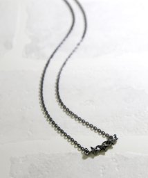 MAISON mou(メゾンムー)/【YArKA/ヤーカ】silver925 star jewelry collecttion　3star simple necklace [chast4]/スター/ブラック