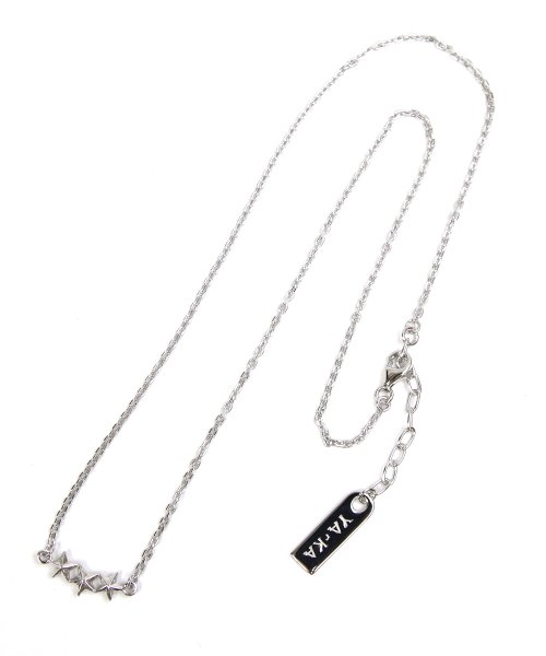 MAISON mou(メゾンムー)/【YArKA/ヤーカ】silver925 star jewelry collecttion　3star simple necklace [chast4]/スター/シルバー