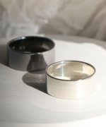 ＜マガシーク＞ メゾンムー silver925 7mm plane ring [pwo]/シルバー925 7ミリプレーンリング ユニセックス シルバー 7号 MAISON mou】