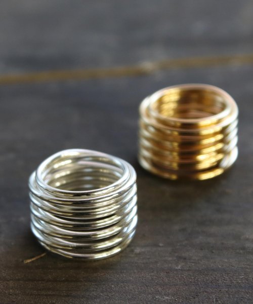 MAISON mou(メゾンムー)/【YArKA/ヤーカ】silver925  coil design ring[kees]/シルバー925コイルデザインリング/シルバー