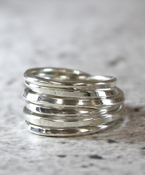 MAISON mou(メゾンムー)/【YArKA/ヤーカ】silver925  coil design ring[kees2]/シルバー925コイルデザインリング/シルバー