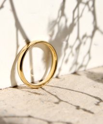 MAISON mou(メゾンムー)/【YArKA/ヤーカ】stainless series simple3.5mm ring/ステンレスシンプル3.5ミリリング/ゴールド