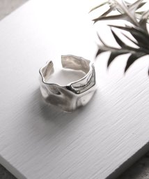 MAISON mou/【YArKA/ヤーカ】silver925  warped open ring[ta3]/歪後ろ開きリング シルバー925 /503051791