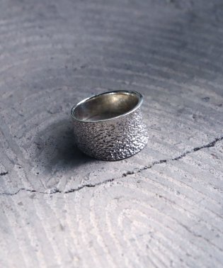 MAISON mou/【YArKA/ヤーカ】silver925 Crumpled paper pattern ring [kusha]/くしゃくしゃ紙模様リング シルバー925 /503051795