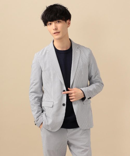 セール Sc ドットエア Tm シアサッカー セットアップ対応 ジャケット シップス メン Ships Men Magaseek