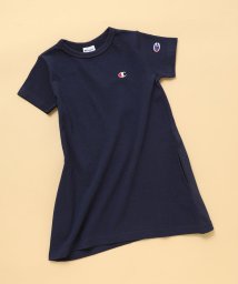 ROPE' PICNIC　KIDS(ロぺピクニックキッズ)/【ROPE' PICNIC KIDS】【Champion】チュニックTシャツ/ネイビー（40）