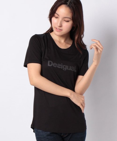 Desigual(デシグアル)/Tシャツショート袖/ブラック系