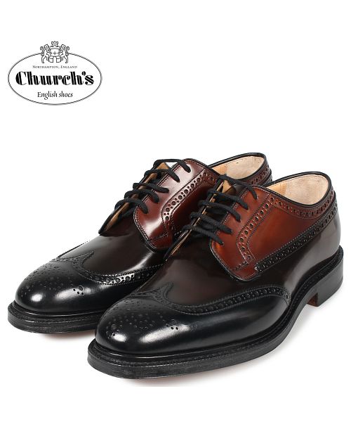 チャーチ Churchs グラフトン ウイングチップ 靴 シューズ メンズ GRAFTON ブラック 黒 EEB009