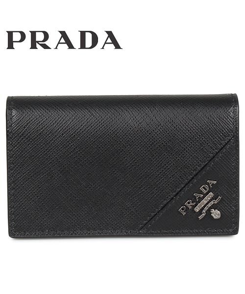 PRADA(プラダ)/プラダ PRADA 名刺入れ カードケース カードホルダー メンズ サフィアーノ BUSINESS CARD HOLDER VOFTM ブラック 黒 2MC12/ブラック