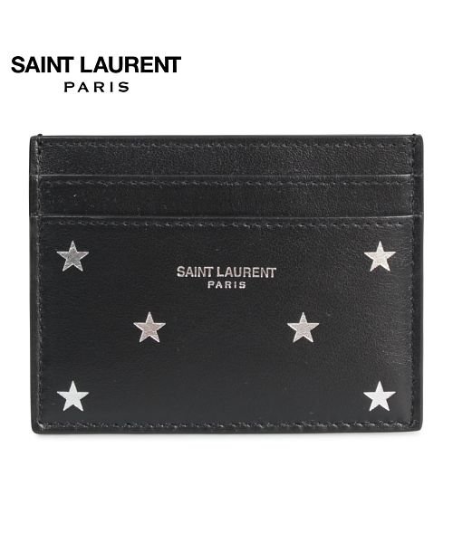 サンローラン パリ Saint Laurent Paris パスケース カードケース Id 定期入れ メンズ Silver Star Card Holder ブ サンローランパリ Saintlaurentparis Magaseek