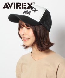 AVIREX(AVIREX)/AVIREX USA MESH CAP /ﾎﾜｲﾄ