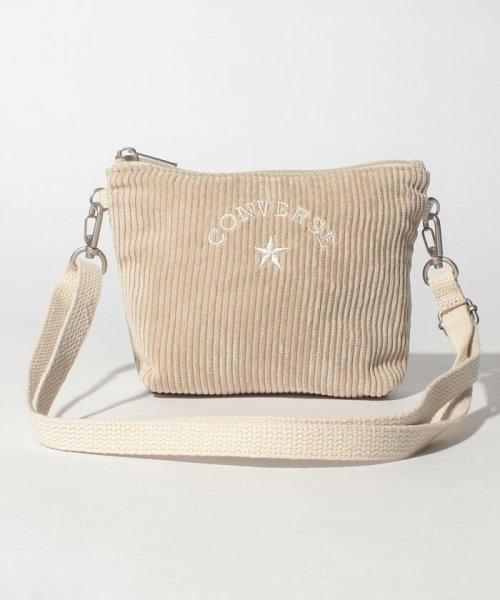 CONVERSE(コンバース)/CORDUROY MINI SHOLDER POUCH/ﾍﾞｰｼﾞｭ