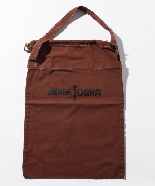 MINNETONKA(MINNETONKA)/Drawstring bag big/ﾌﾞﾗｳﾝ