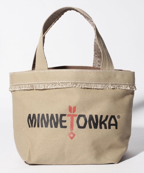 MINNETONKA(MINNETONKA)/Fringe Wide Tote Bag/ﾍﾞｰｼﾞｭ