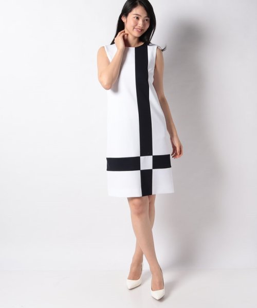 クーポン セール 60 Off 洗える レーヨンポリポンチ バイカラーワンピース ピエール カルダン Pierre Cardin Magaseek