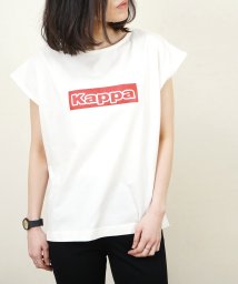 Fizz/kappa フレンチスリーブビッグロゴTシャツ/503053980