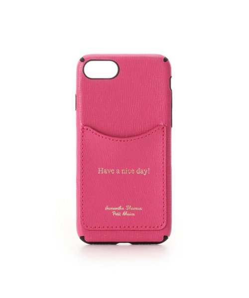Samantha Thavasa Petit Choice(サマンサタバサプチチョイス)/iphone7－8 シンプルレザーiphoneケース/ピンク