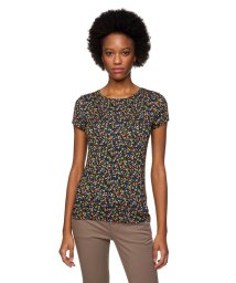 BENETTON (women)(ベネトン（レディース）)/総柄ベーシック半袖Tシャツ・カットソー/ブラック系その他