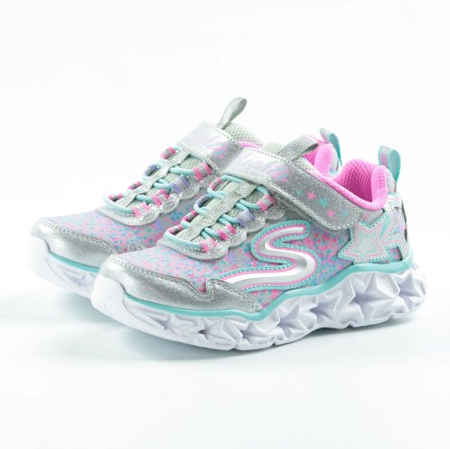 セール スケッチャーズ Skechers Galaxy Lights キッズ スニーカー シューズ 靴 ランニング ストラップ 光る靴 Hi 109l スケッチャーズ Skechers Magaseek