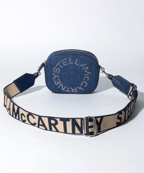 Stella McCartney(ステラマッカートニー)/【STELLAMCCARTNEY】LOG DENIM BUM BAG/ブルー